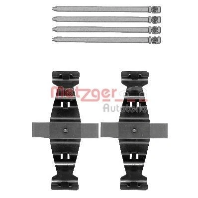Imagen de METZGER 109 1786 Kit de accesorios, pastillas frenos MERCEDES BENZ: Clase E Berlina, CLS Coupé, SL Cabrio