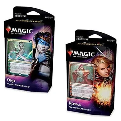 Imagen de Magic The Gathering MTG Throne of Eldraine 1 Planeswalker Deck Selección aleatoria Espanol Random Selection Spanish
