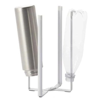 Imagen de YAMAZAKI 6784 TOWER Soporte multiusos de cocina, blanco, resina acero/silicio, diseño minimalista, 12 x 10 27 cm (L An Al)