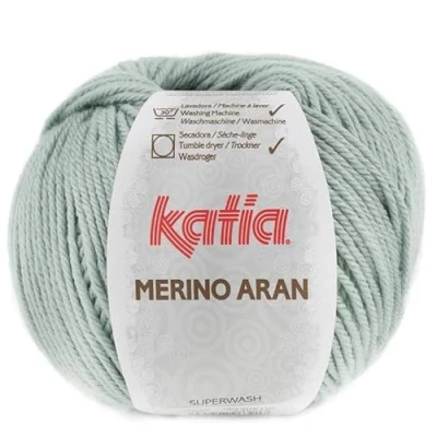 Imagen de MERINO ARAN de Lanas Katia. Ovillo color verdemar Cod. 91