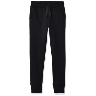 Imagen de Amazon Essentials Joggers Niña, Negro, 4 años