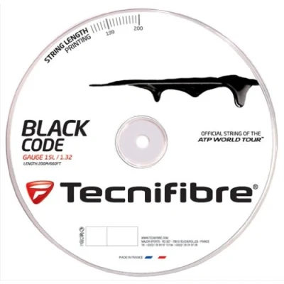 Imagen de TECNIFIBRE BLACK CODE 1.32MM 200M BOBINA CORDAJE