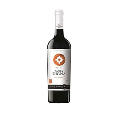 Imagen de Miguel Torres Chile Santa Digna Carmenère, Vino Tinto 6 botellas de 75 cl, Total: 4500 ml