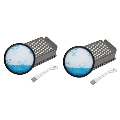 Imagen de KVSERT de 2 filtros vacío Hepa para Cyclonic RO3731EA, RO3724EA, RO3753EA, RO3786EA, RO3798EA, RO3718EA