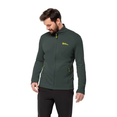 Imagen de Jack Wolfskin KOLBENBERG FZ M Chaqueta, Black Olive/Firefly, S para Hombre