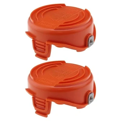 Imagen de YINETTECH 2 tapas de carrete recortadora cuerda compatibles con Black &amp; Decker GL7033 GL8033 GL9035 GL315 GL350 GL651S BGL652 90583594 cubierta desbrozadora