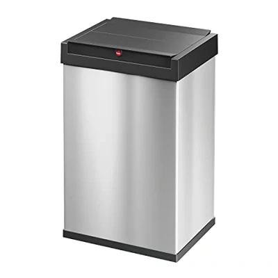 Imagen de Hailo Big Box Cubo de basura, Acero Inoxidable, 40 L