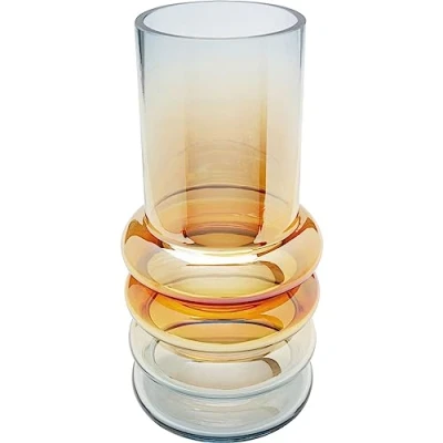 Imagen de Kare jarrón de diseño Phenom Multi, Naranja, Decorativo, Recipiente para Flores, Mesa, 30 cm