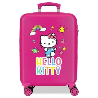 Imagen de Hello Kitty You Are Cute, Maleta De Cabina Rígida 55cm Niñas, Fucsia, Media