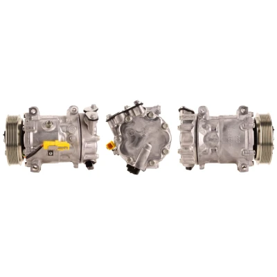 Imagen de LUCAS ACP468 Compresor de Aire Acondicionado PAG 46 R134a con juntas PEUGEOT: 308 I Hatchback, 5008 I, 3008 CITROËN: Berlingo II