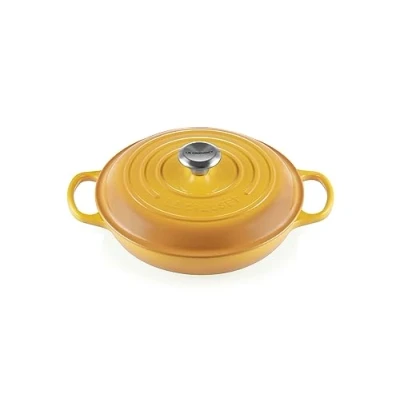 Imagen de Le Creuset Cacerola baja de hierro fundido, 26 cm, 2, 2 L, Nectar, 21180266724430