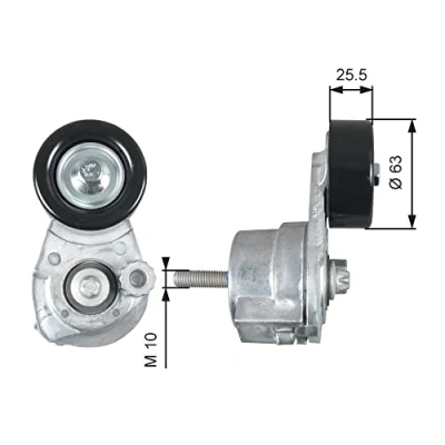Imagen de GATES T39160 Polea Tensora FleetRunner Micro V Stretch Fit CHEVROLET: Aveo / Kalos Berlina
