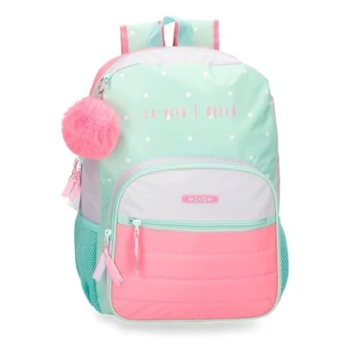 Imagen de Movom La Vita è Bella Mochila Escolar Verde 30x38x12 cms Poliéster 13,68L