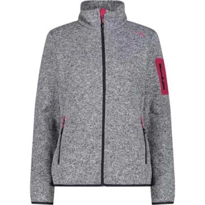 Imagen de CMP Chaqueta de punto técnico para mujer, Titanio Blanco Fucsia, S
