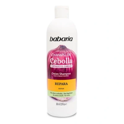 Imagen de Champu Cebolla Babaria Champú Repair Shampoo De 380ml Antioxidante Sin Olores Y Lágrimas Para El Día A