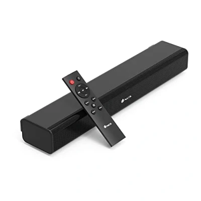 Imagen de NGS Subway Barra de Sonido TV, Soundbar con Potencia Salida 40w, Compatible Tecnología Bluetooth 5.0, Entradas Óptica AUX USB, Mando a Distancia
