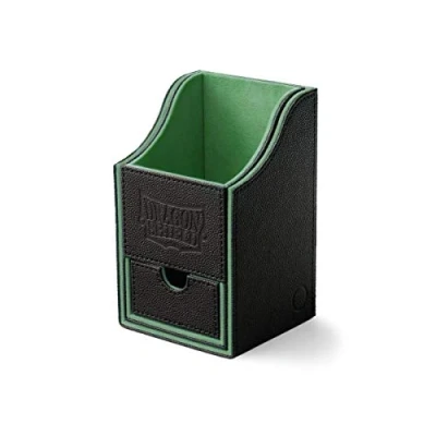 Imagen de Arcane Tinmen Nest Deck Box Plus Black and Green Accesorios, sólido, Multicolor (AT 40202)