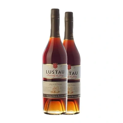 Imagen de Brandy Lustau Solera Jerez Xérès Sherry Gran Reserva 70 cl (Caja de 2 Botellas cl)