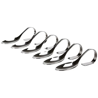 Imagen de Ibili Set 6 CUCHARILLAS PRESENTACION INOX, Stainless Steel, Plateado, 15 x 5 cm