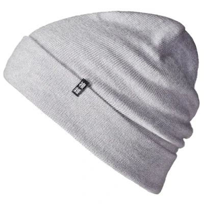 Imagen de Enter the Complex® Gorro Invierno, Mujer y Hombre, 100% Lana Merino, de Punto, Casual Beanie, Gris Claro, Talla Única
