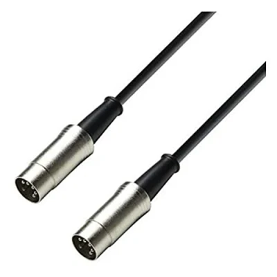 Imagen de Adam Hall Cables 3 STAR MIDI 0300 BLK 5 Cable m negro Pines