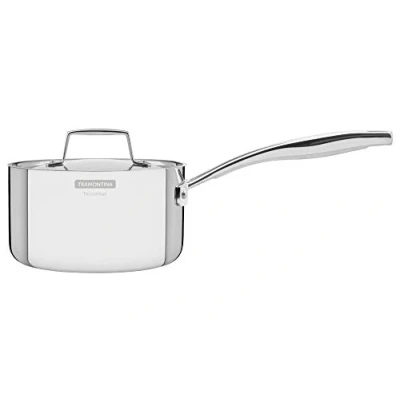 Imagen de Tramontina Olla Grano, de Acero Inoxidable y Terminación Brillante, con Cuerpo Triple Tapa, 16 cm 1,7 L
