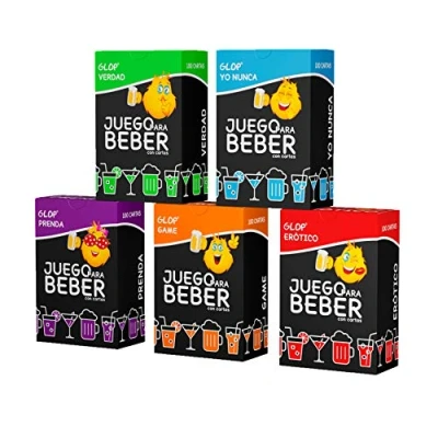 Imagen de Glop 500 Cartas Posiblemente el Mejor Juegos de Mesa para Beber Fiestas Regalos Originales Hombres y Mujeres
