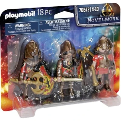 Imagen de PLAYMOBIL Novelmore 70644 Set de 3 Bandidos Burnham, A Partir 4 años