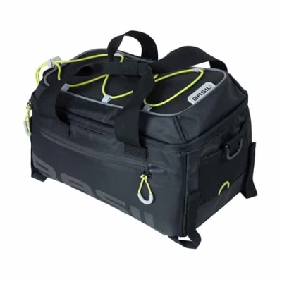 Imagen de Basil Miles Bolsa portaequipajes, Unisex Adulto, Negro Lima, 32 cm x 19 21