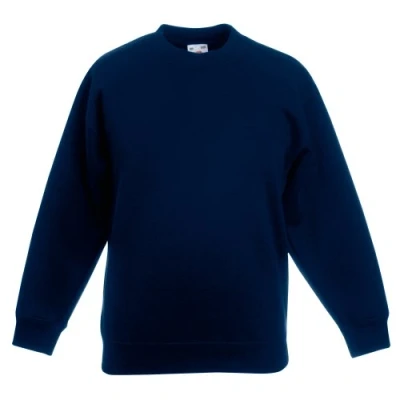 Imagen de Fruit of the Loom, Sudadera Infantil, Azul (Deep Navy), 14 15 Años