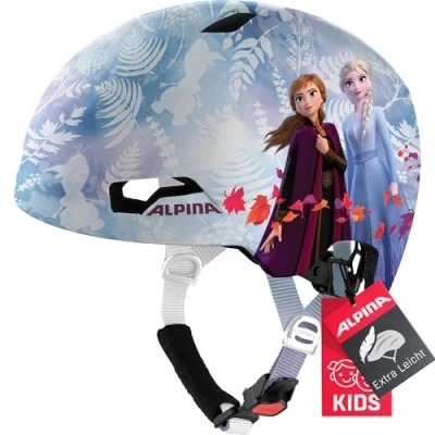 Imagen de Alpina Hackney Casco de Ciclismo, Girls, Disney Frozen, 51 56