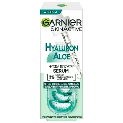 Imagen de Garnier Suero hidratante para una piel tonificada y radiante, con aloe vera calmante ácido hialurónico, Skin Active, 30 ml