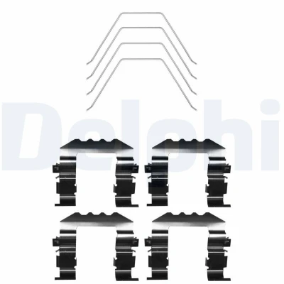 Imagen de DELPHI LX0670 Kit de accesorios, pastillas frenos HYUNDAI: i40 Berlina, CW, KIA: Optima / K5 Berlina