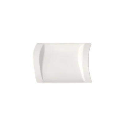 Imagen de Villeroy &amp; Boch NewWave Rabanera Placa de suplemento, Porcelana, Blanco, 21 x 15 cm