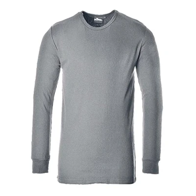 Imagen de Portwest B123 Camiseta Térmica Aislante de Manga Larga Gris, Pequeño
