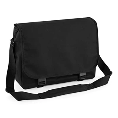 Imagen de BagBase Bolso bandolera ajustable (11 litros) (Talla Única) (Negro)