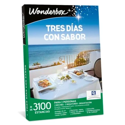 Imagen de WONDERBOX Caja Regalo Tres DÍAS con Sabor 3.200 estancias para Dos Personas