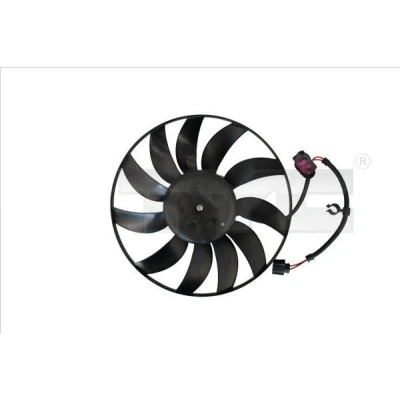 Imagen de TYC 837 0051 ventilador de radiador para vehículos sin aire acondicionado 360 60+100 bastidor (armazón) VOLKSWAGEN: Golf 5