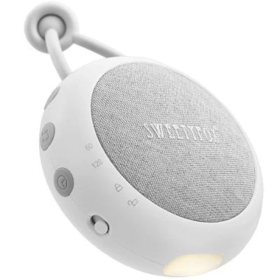 Imagen de Sweety Fox Máquina Ruido Blanco Bebe Canción de Cuna Bebé, Luz Nocturna y Musica para Dormir, 15 Sonidos, Recargable por USB