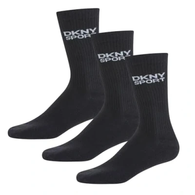 Imagen de DKNY Radde, Calcetines para Hombre, (Pack de 3), Negro, Talla Única