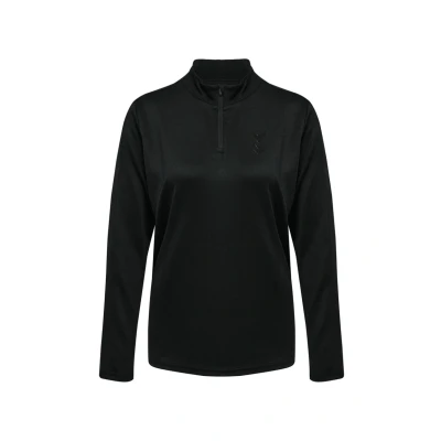 Imagen de Hummel Active HALF ZIP Sudadera, Mujer, Talla: 34, Black