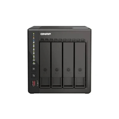 Imagen de QNAP TS 453E NAS Tower Ethernet/LAN Noir J6412 Multicolor