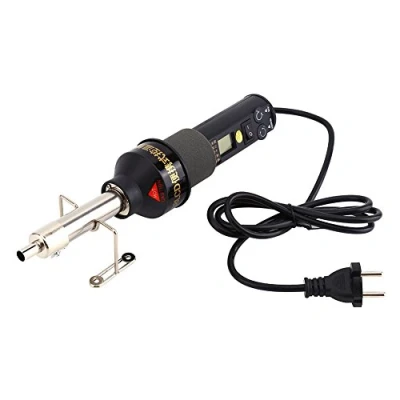 Imagen de Pistola de aire caliente portátil con pantalla LCD, 4 boquillas y regulador temperatura, 450 W