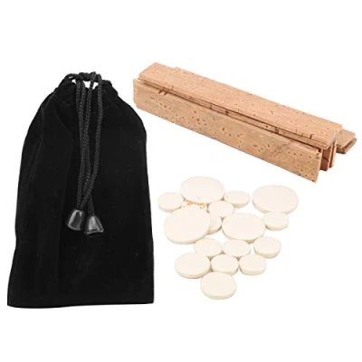 Imagen de Kit de Accesorios para Clarinete, 17 Piezas Almohadillas Clarinete Instrumentos Viento Madera 10 Hojas Corcho Natural Junta Cuello