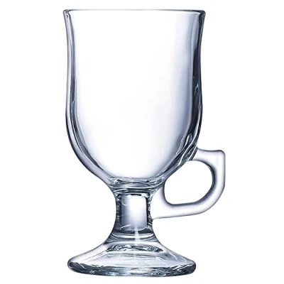 Imagen de ARCOROC ARC 37684 Irish Coffee Juego de 6 tazas café con asa (cristal, 240 ml), transparente