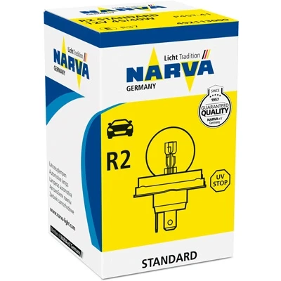 Imagen de NARVA 492113000 Lámpara, faro de carretera R2 (Bilux) 12V 45/40W Halógena CITROËN: AX, LADA: Niva