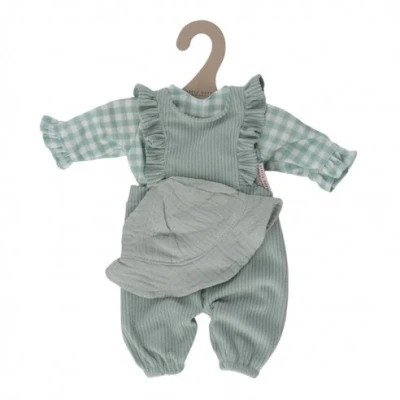 Imagen de Ropita de Muñeca Cuadros Vichy Verde