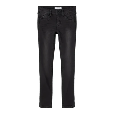 Imagen de Name it Nkmpete Dnmtonsons Vaqueros pitillo para niños, Talla: 134, Black denim