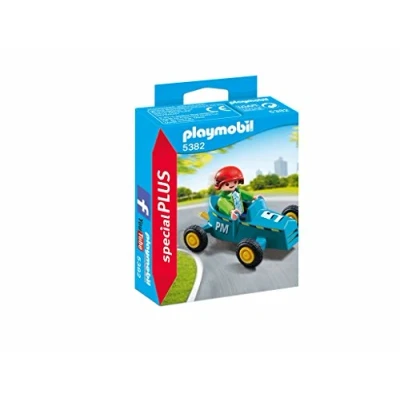 Imagen de PLAYMOBIL Especiales Plus Boy with Go Kart Figura con Accesorios, Multicolor (5382), Talla única