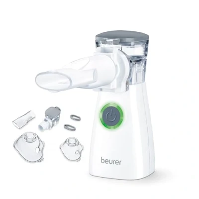 Imagen de Beurer IH 57 Nebulizador con diafragma oscilante y tecnología de aerosol, inhalador portátil batería recargable, para resfriados, asma otras enfermedades respiratorias